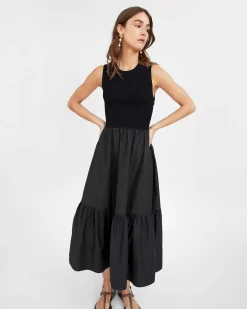 Tanya Taylor Crew Neck Josephina Dress Fashion