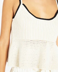 Tanya Taylor Mulberry Knit Top Clearance