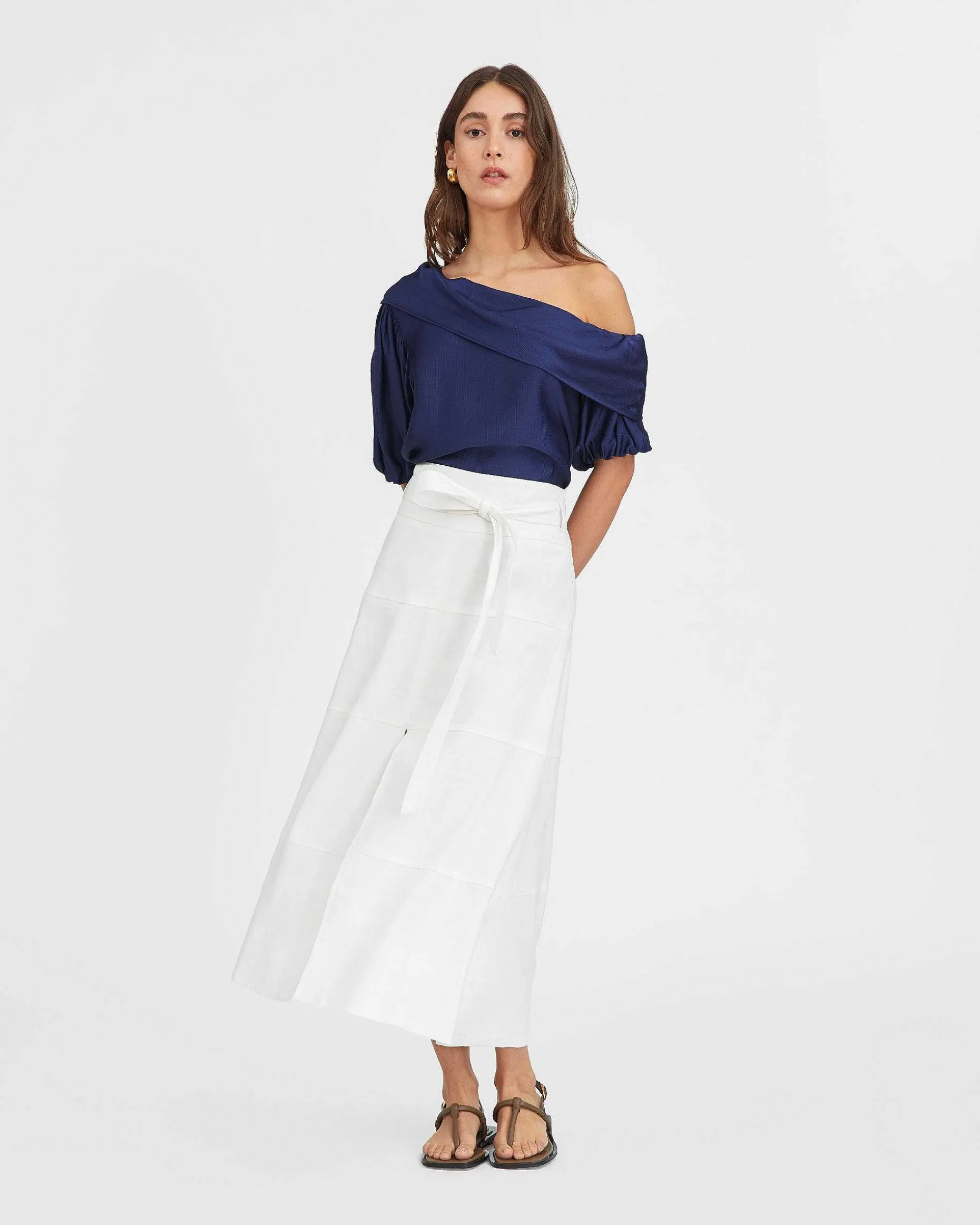 Tanya Taylor Satin Georgia Top Cheap