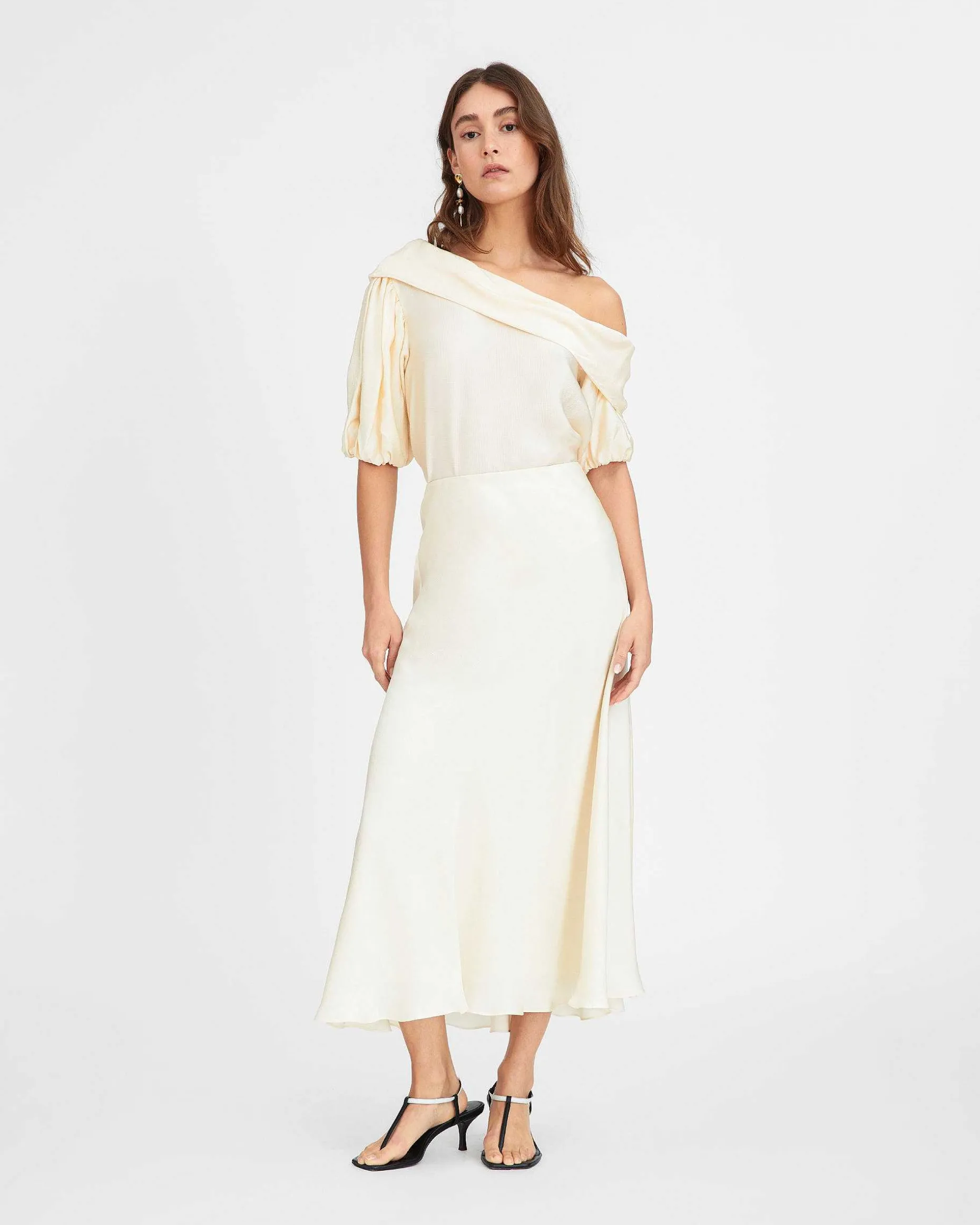 Tanya Taylor Satin Georgia Top Fashion