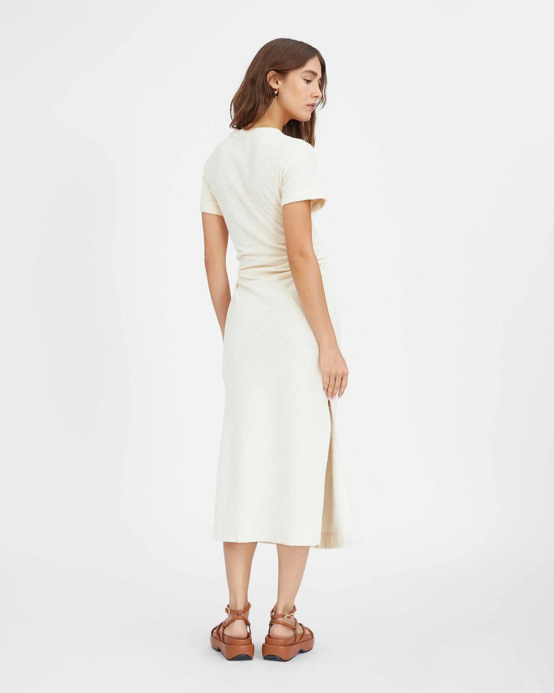 Tanya Taylor Short Sleeve Aurora Dress Clearance