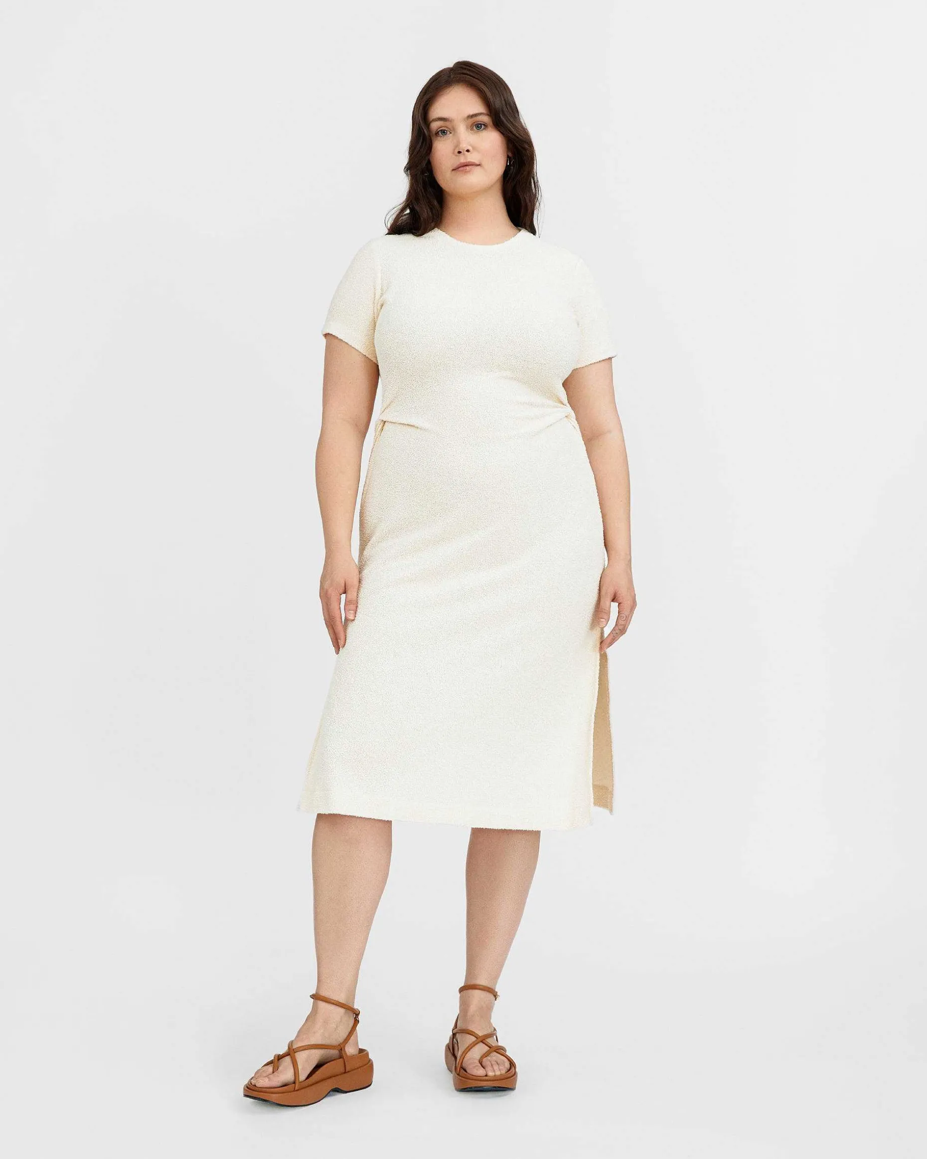 Tanya Taylor Short Sleeve Aurora Dress Clearance
