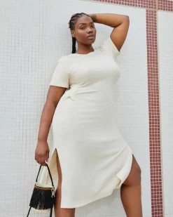 Tanya Taylor Short Sleeve Aurora Dress Clearance