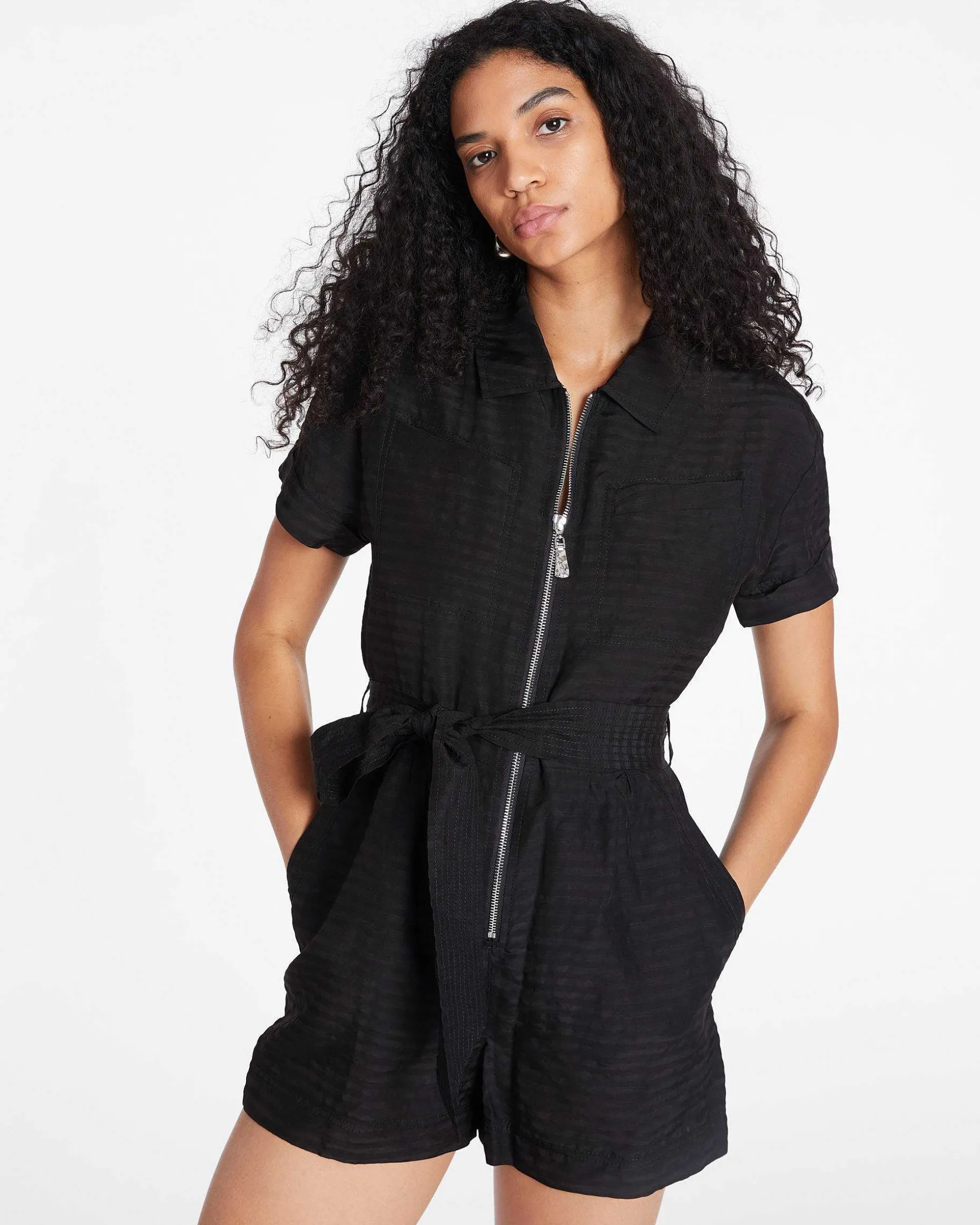 Tanya Taylor Short Sleeve Skye Romper Sale
