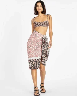 Tanya Taylor Valencia Smocked Bikini Bottom Shop