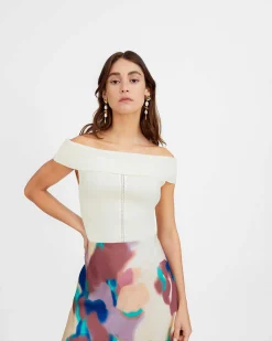 Tanya Taylor Zhuri Knit Top Flash Sale
